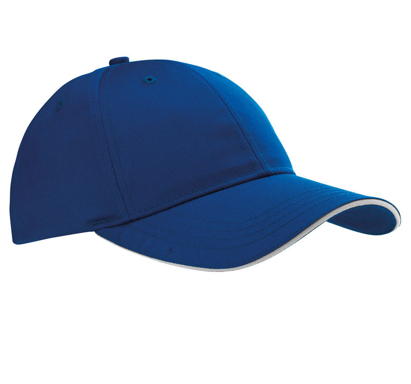 Casquette publicitaire classique 6 panneaux | Fume Bleu royal Blanc