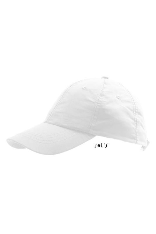 Casquette publicitaire classique 6 panneaux | Meteor Blanc