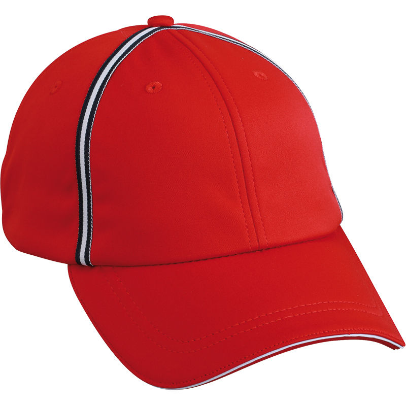 Casquette publicitaire classique 6 panneaux | Qusoo Rouge