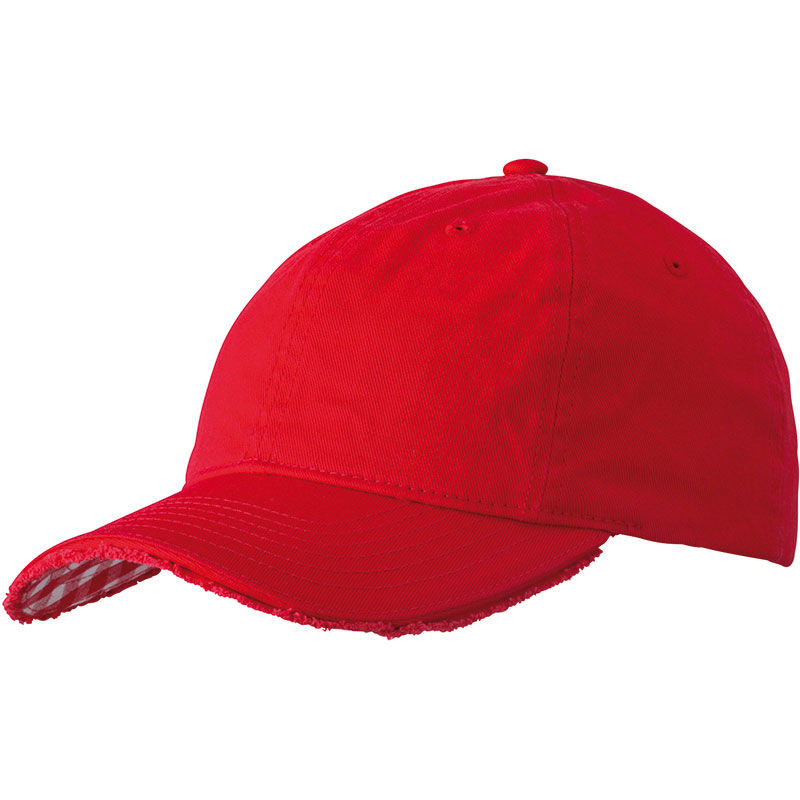 Casquette publicitaire classique 6 panneaux | Rune Rouge Blanc