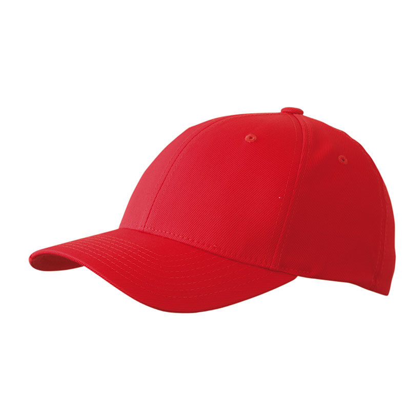 Casquette publicitaire classique 6 panneaux | Xoofe Rouge