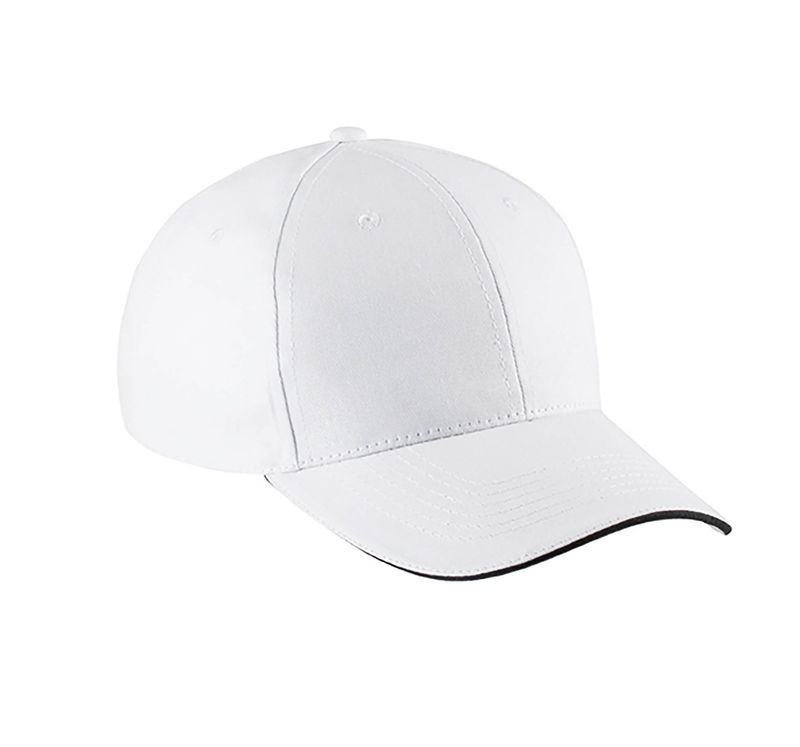 Casquette publicitaire classique 6 panneaux | Yoove Blanc Marine