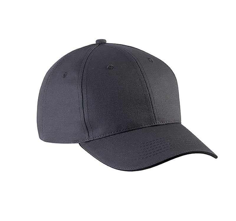 Casquette publicitaire classique 6 panneaux | Yoove Gris foncé Noir