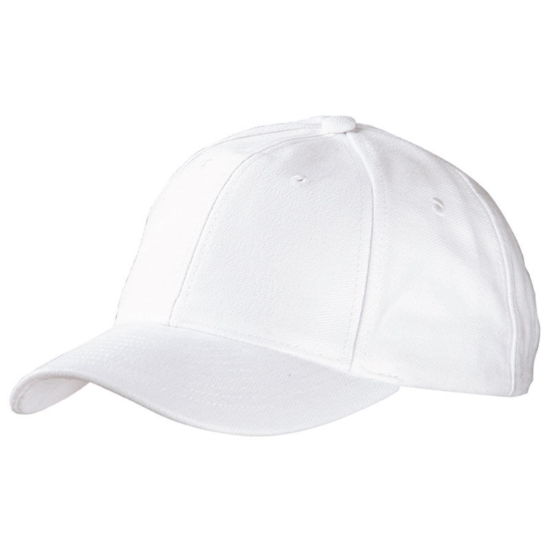 Casquette publicitaire classique 6 panneaux | Zema Blanc