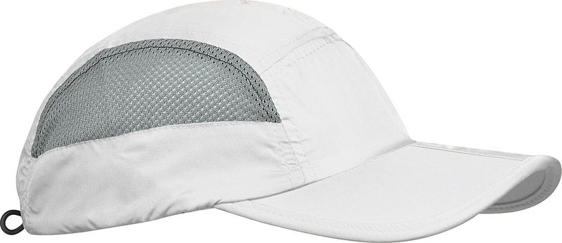 Casquette publicitaire classique 7 panneaux | Xabo Blanc Gris