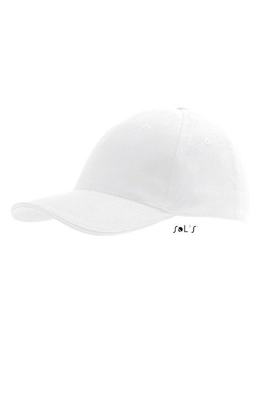 Casquette publicitaire classique 6 panneaux | Buffalo Blanc