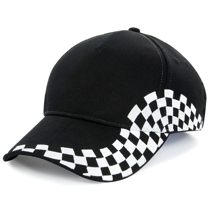 Casquette publicitaire classique 5 panneaux | Grand Prix Noir 1