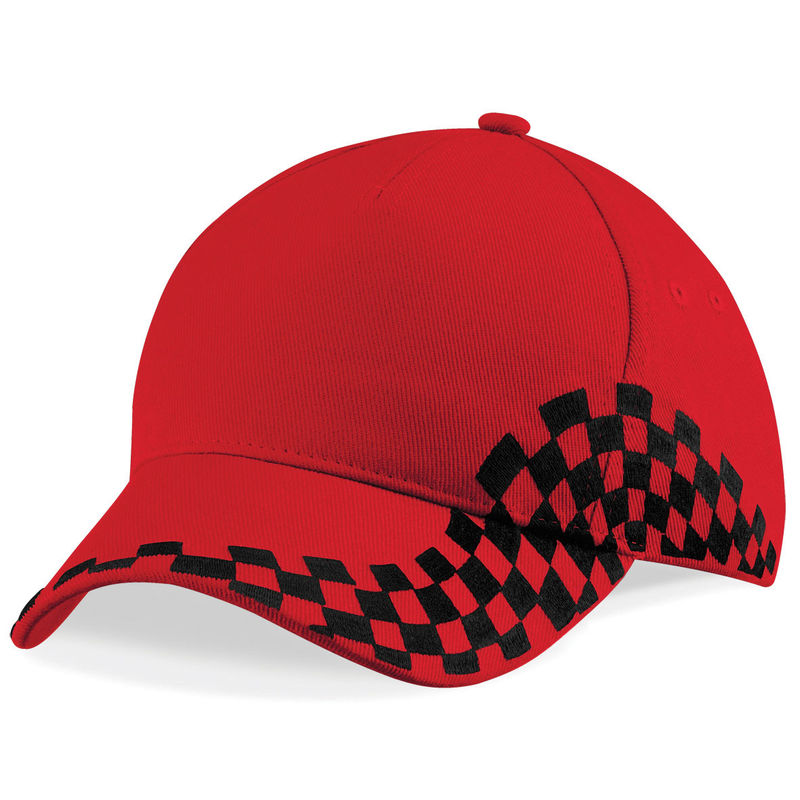 Casquette publicitaire classique 5 panneaux | Grand Prix Rouge 1