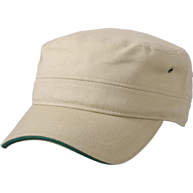 Casquette publicitaire classique | Gydo Beige Vert foncé