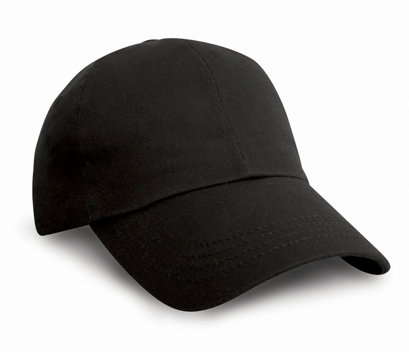 Casquette publicitaire classique 6 panneaux | Heavy Cotton Noir 1