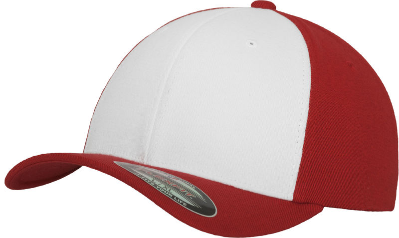 Casquette publicitaire classique 6 panneaux | Performance Rouge Blanc 1