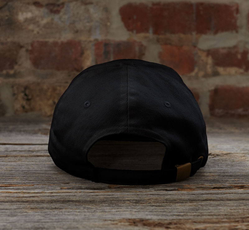 Casquette publicitaire classique 6 panneaux | Solid Brushed Noir 1