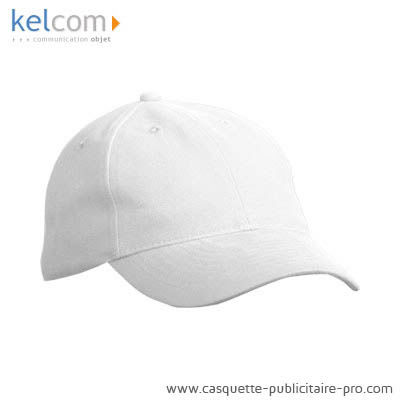 Casquette publicitaire renforcés Blanc