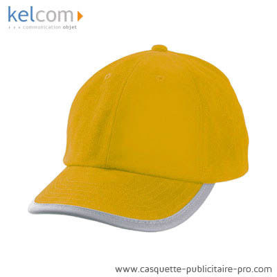 Casquette Sécurité publicitaire Jaune