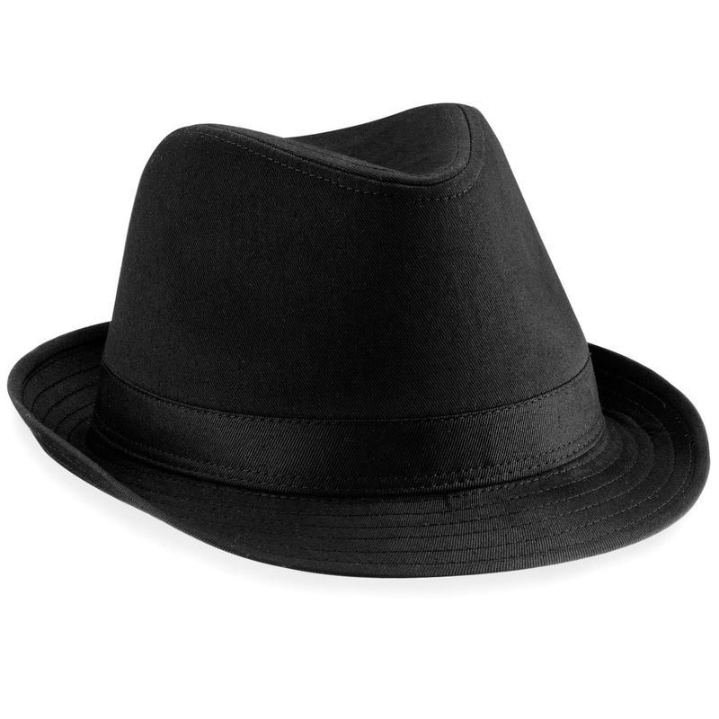 Chapeau publicitaire | Fedora Noir 1