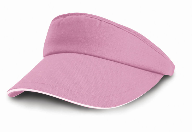 Visière publicitaire | Sport Visor Rose Blanc 1