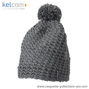 Bonnet à pompon promo Carbone