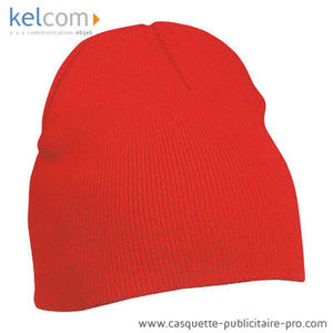 Bonnet chaud publicitaire Rouge