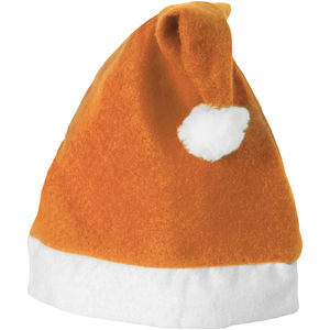 Bonnet de Noël Publicitaire | Darling Orange Blanc