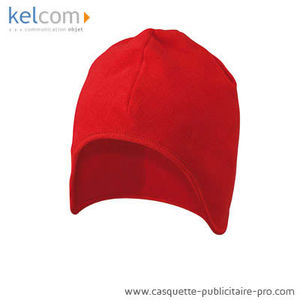 Bonnet logo personnalisable Rouge