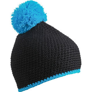 Bonnet personnalisé | Kivo Turquoise Noir