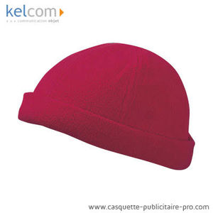 Bonnet polaire personnalisé Rouge