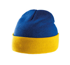 Bonnet publicitaire | Byyo Bleu royal Jaune