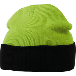 Bonnet publicitaire | Lyrra Vert citron Noir