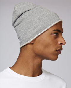 Bonnet publicitaire | Terry Beanie Gris chiné 5