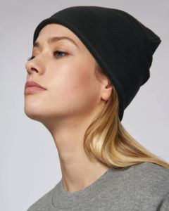 Bonnet publicitaire | Terry Beanie Noir 1