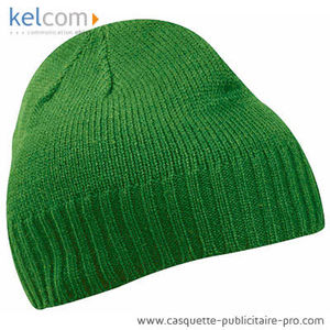 Bonnet slimfit publicitaire Vert