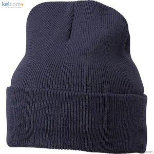 Bonnet tricot publicitaire Bleu nuit