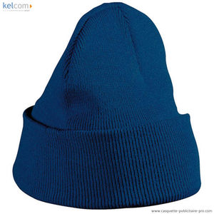 Bonnet tricot publicitaire Marine