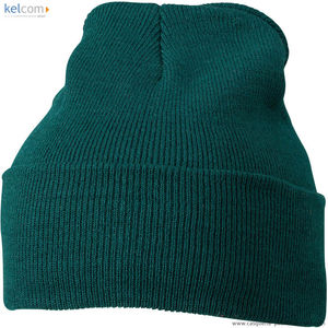 Bonnet tricot publicitaire Vert foncé