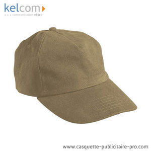 Casquette 5 panneaux Beige Foncé