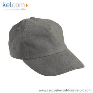 Casquette 5 panneaux Gris foncé