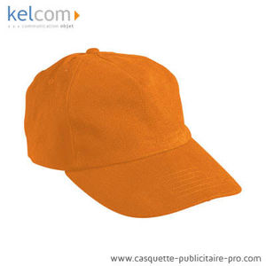 Casquette 5 panneaux Orange