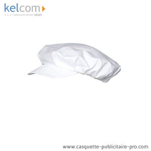 Casquette Boucher-publicitaire Blanc