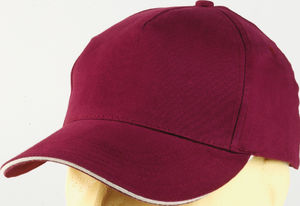 casquette broderie Bordeaux