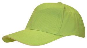 casquette broderie Vert citron