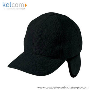 Casquette cache oreilles publicitaires Noir