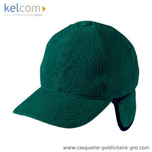 Casquette cache oreilles publicitaires Vert foncé