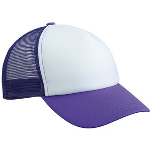 Casquette cammionneur Blanc Lilas