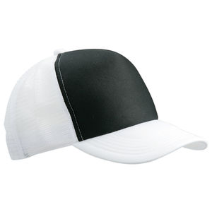 Casquette cammionneur Noir Blanc