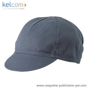 Casquette cycliste publicitaire Gris