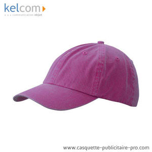 Casquette délavée personnalisable Bordeaux