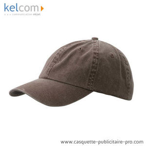 Casquette délavée personnalisable Moka