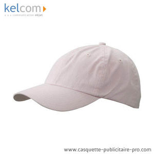 Casquette délavée personnalisable Rose clair