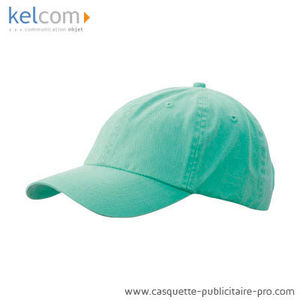 Casquette délavée personnalisable Vert clair