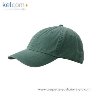 Casquette délavée personnalisable Vert Forêt